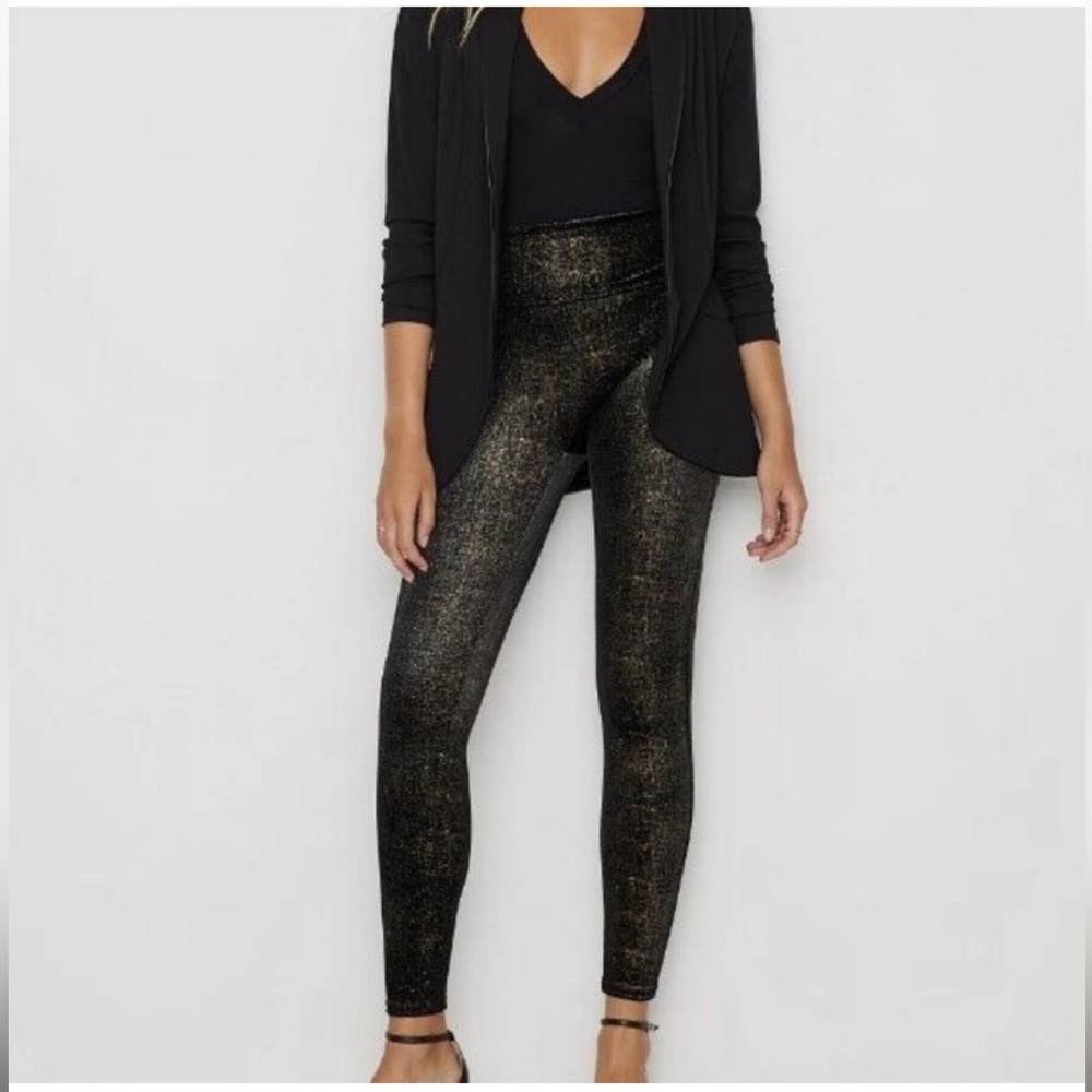 Spanx velvet shine leggings